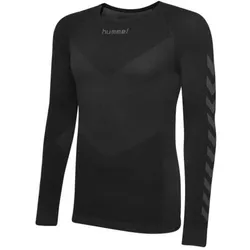 Hummel First Seamless langarm-Funktionsshirt Kinder schwarz