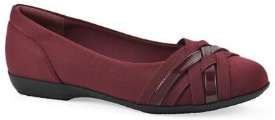 Women's Chic Ballet Flat by Cliffs in Dark Burgundy (Size 9 1/2 M)