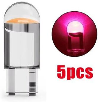 Uplift Picks T10 Canbus LED Car Bulbs For Interior And License Plate Lights pink (5 Pcs)