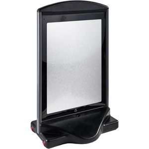 Böttcher-AG Kundenstopper Icon, DIN A1, 50 mm Profil, wetterfest, schwarz
