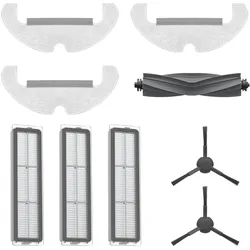 Dreame Zubehörkit für D10s Plus, Staubsauger Roboter Zubehör, Weiss, Grau