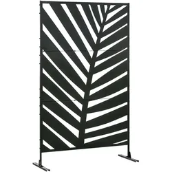 GARTENSICHTSCHUTZ, Stahl, Schwarz