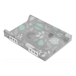 Sensillo Gepolsterte Wickelauflage mit Blumenmuster von Safety System, Grau (52524858)