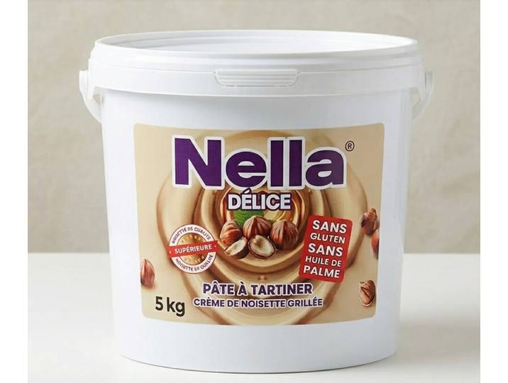 NELLA PRO Pâte à tartiner aux noisettes grillées 5 kg