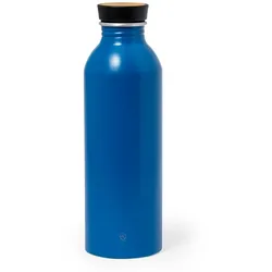 2x Blaue Aluminiumflasche 550 ml