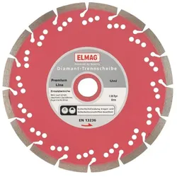 Elmag, Sägeblatt, - Diamantscheibe 500 mm PREMIUM LINE - UNI Bohrung: 25,4 mm