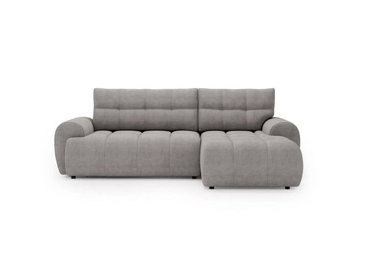 Ecksofa MINTY Stoff chenillegrau