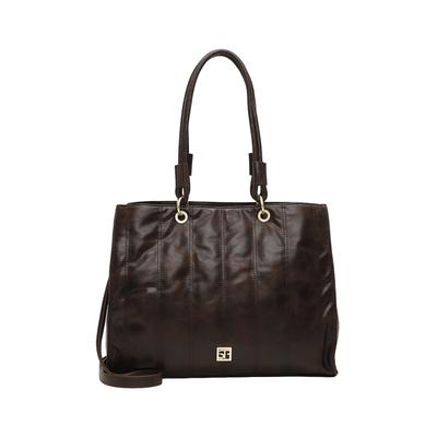 Shopper SURI FREY "Shopper SFY Cody", Damen, Gr. B/H/T: 40cm x 31cm x 13cm, braun (braun 200), Polyester, Polyurethan, Taschen Shopper