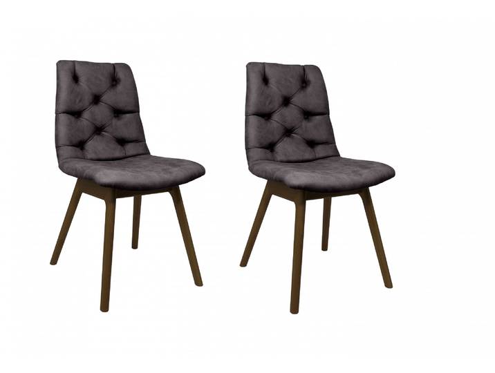 Esszimmerstuhl GOODPRODUCT Ramon , schwarz (schwarz trelew 7006, buche wenge), B:46cm H:89cm T:57cm, Holzwerkstoff, Massivholz, Polyester, Stühle, Esszimmerstuhl, mit Massivholzbeinen, in verschiedenen Farben und Stoffen