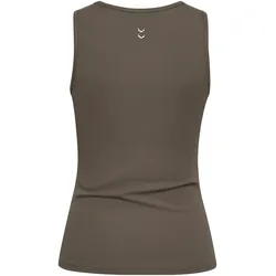 hummel, Damen, Sportshirt, hmlPRIMA RIB TANK TOP (M), Braun