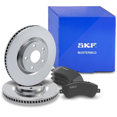 Skf Bremsscheiben +Bremsbeläge vorne [Hersteller-Nr. 41835873] für BMW, Mini