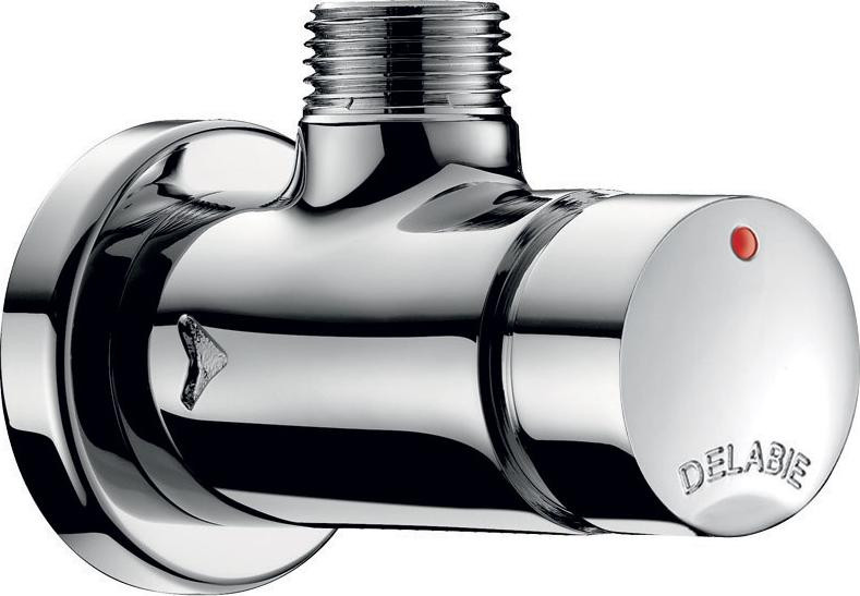 Delabie DU-automatische afsluitklep TEMPOSOFT2 met G1/2B aansluiting en 30 seconden afsluitduur