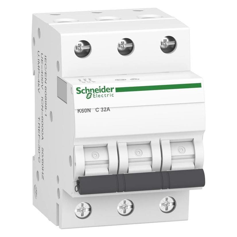 Schneider Electric Leitungsschutzschalter K60N 3P, 32A, C A9K02332 (A9K02332)