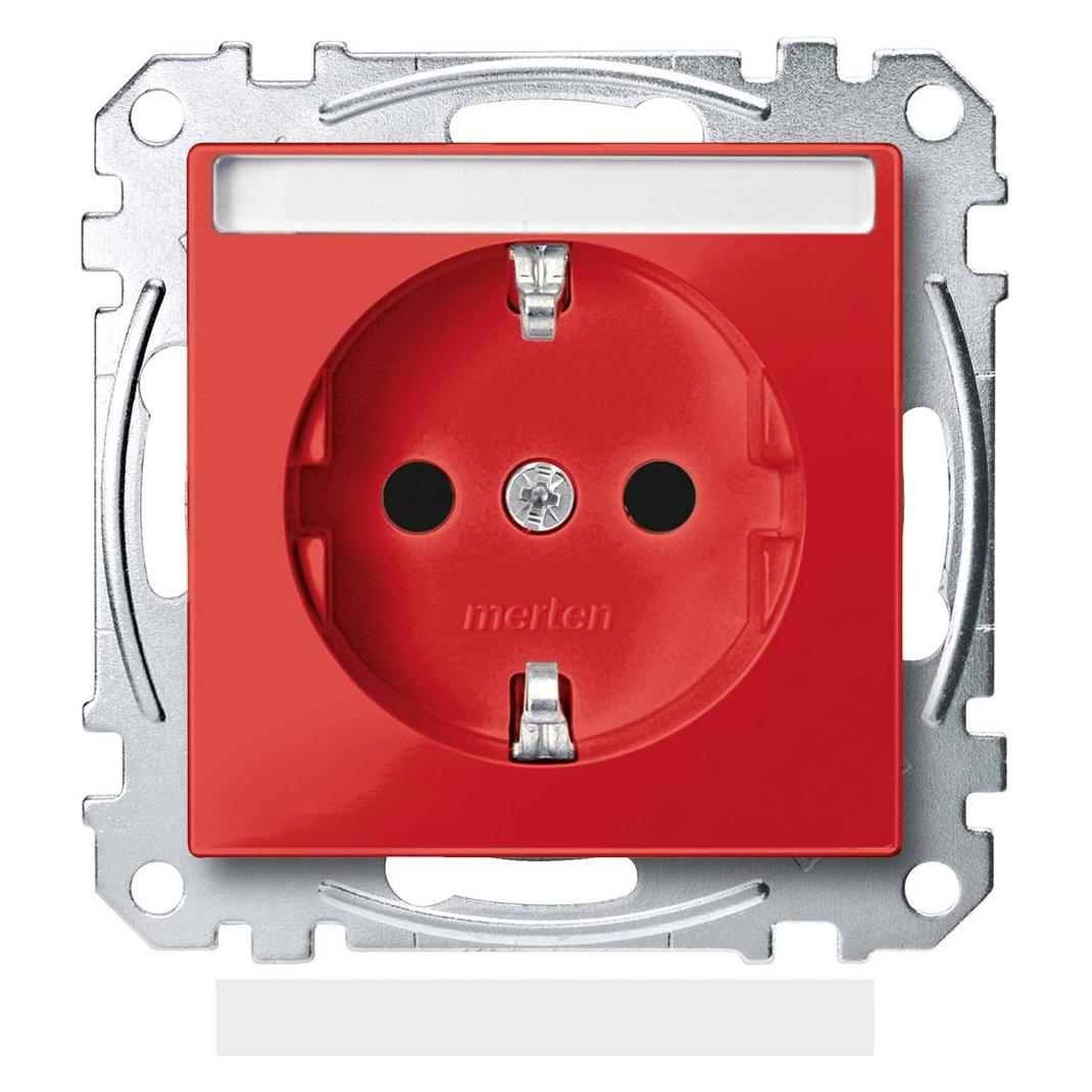 Merten Steckdose System M Karmin-Rot MEG2302-0306 (MEG2302-0306)