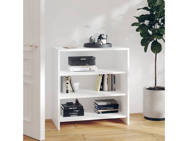 Buffet-Meuble de rangement Blanc 70x40 5x75 cm Bois d'ingénierie