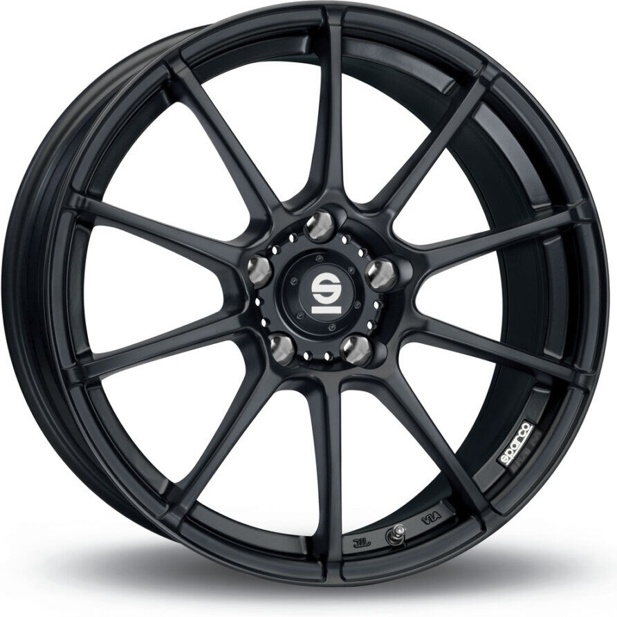 Jante Alu Sparco Assetto Gara - 15 Pouces - Noir Mat