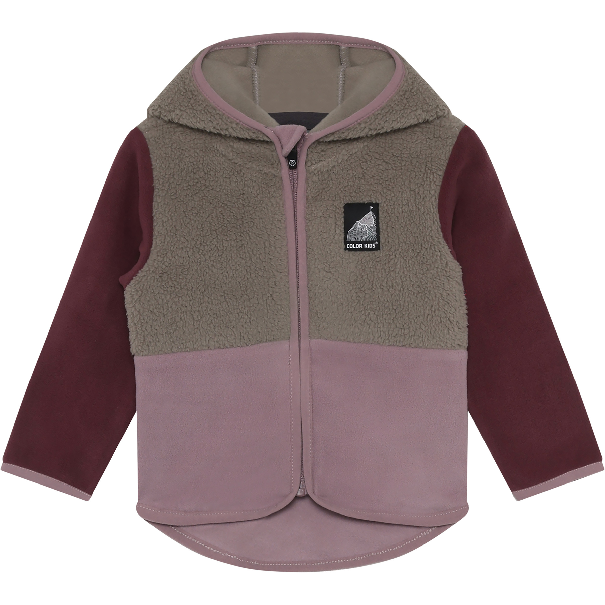 Color Kids Baby Teddy Fleece Kinder Fleecejacke rosa Größe 86 Trekking Elastisch