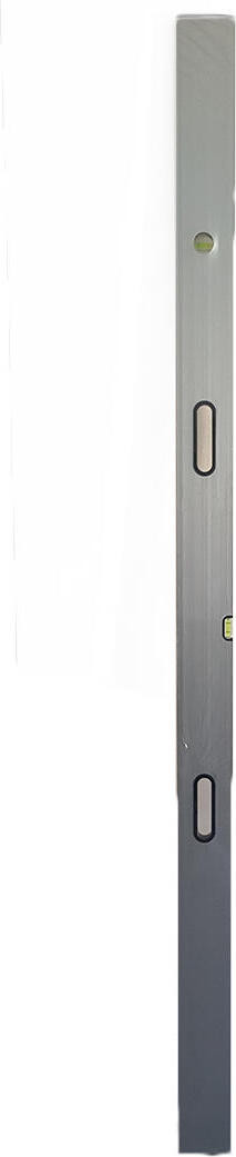 Levior Lat met spanmechanisme en 2 waterpasjes, 2500 mm