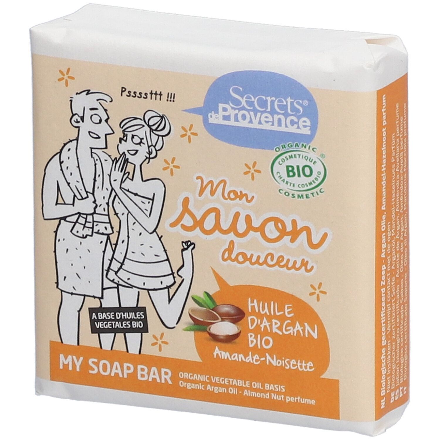 Secrets De Provence My Soap Bar Organic Argan Oil 100 g Seife