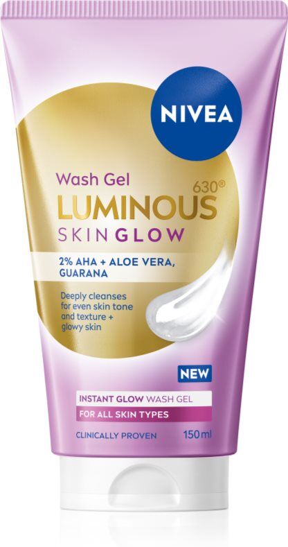 NIVEA Luminous Skin Glow gel facial cleanser with a brightening effect 150 ml