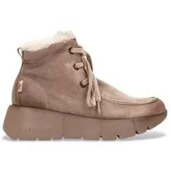 Hispanitas für Damen. PHI265130 Montana Stiefeletten aus Leder, taupe (39), Wohnung, Schnürsenkel