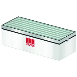 ACO Glasabdeckung mit 4-seitigem Aufstockelement, 1000x600 mm