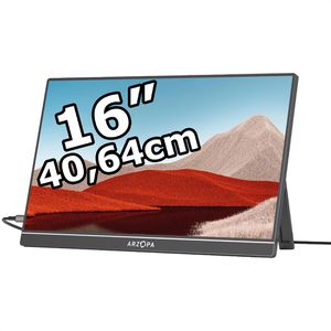 Arzopa Monitor Z1RC, 16 Zoll, WQXGA 2560 x 1600 Pixel, 26 ms, 60 Hz, portable