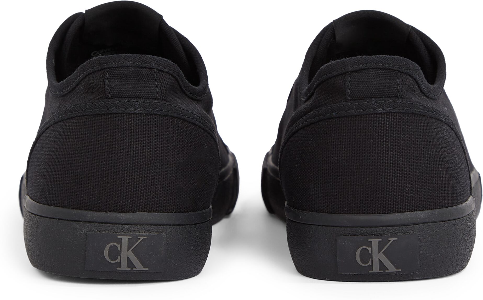Sneaker CALVIN KLEIN JEANS "ESS VULC LOW MG CANVAS", Herren, Gr. 42, Textil, schwarz, unifarben, Schuhe Sneaker, Schnürschuh, Halbschuh, Freizeitschuh in klassischer Optik schwarz 42, Textil
