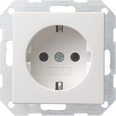 GIRA Einsatz Schutzkontakt-Steckdose System 55, Standard 55, E2, Event, Event Klar, Event Opak, Esprit, ClassiX Weiß (glänzend) 018803
