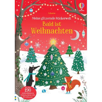 Meine glitzernde Stickerwelt: Bald ist Weihnachten, Taschenbuch von Jessica Greenwell, Usborne, 978-1-03-570003-5