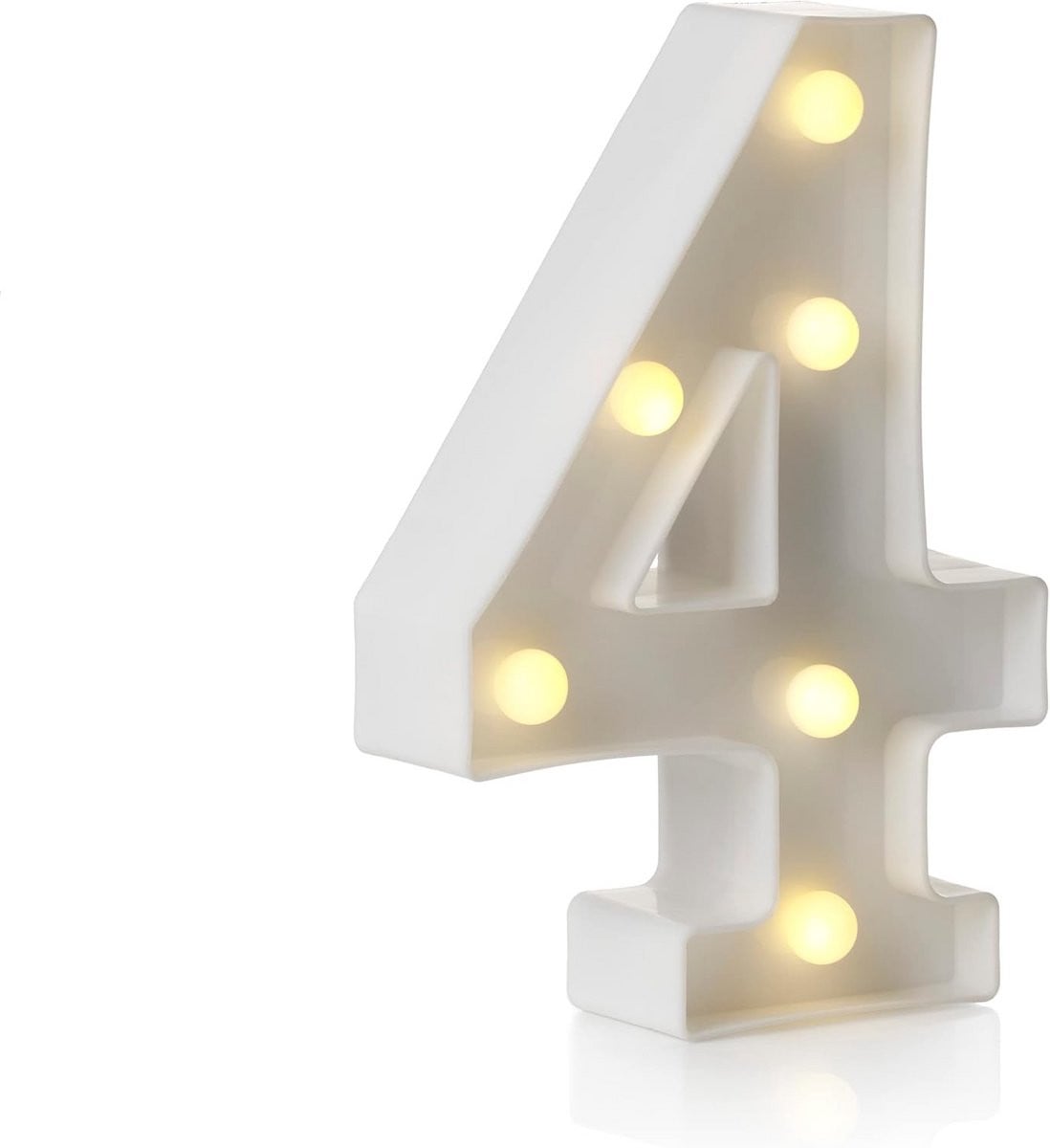 LED Alfabet Letter en Nummer Lichtdecoratie voor Feest en Huis - Batterijgevoed