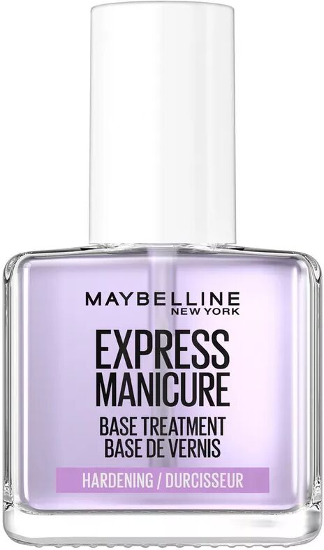 Maybelline - Express Manicure 3-in-1 Strength, Wear & Shine Hardening Base Treatment Nagelhärter Base Coat, 12 ml, Transparent