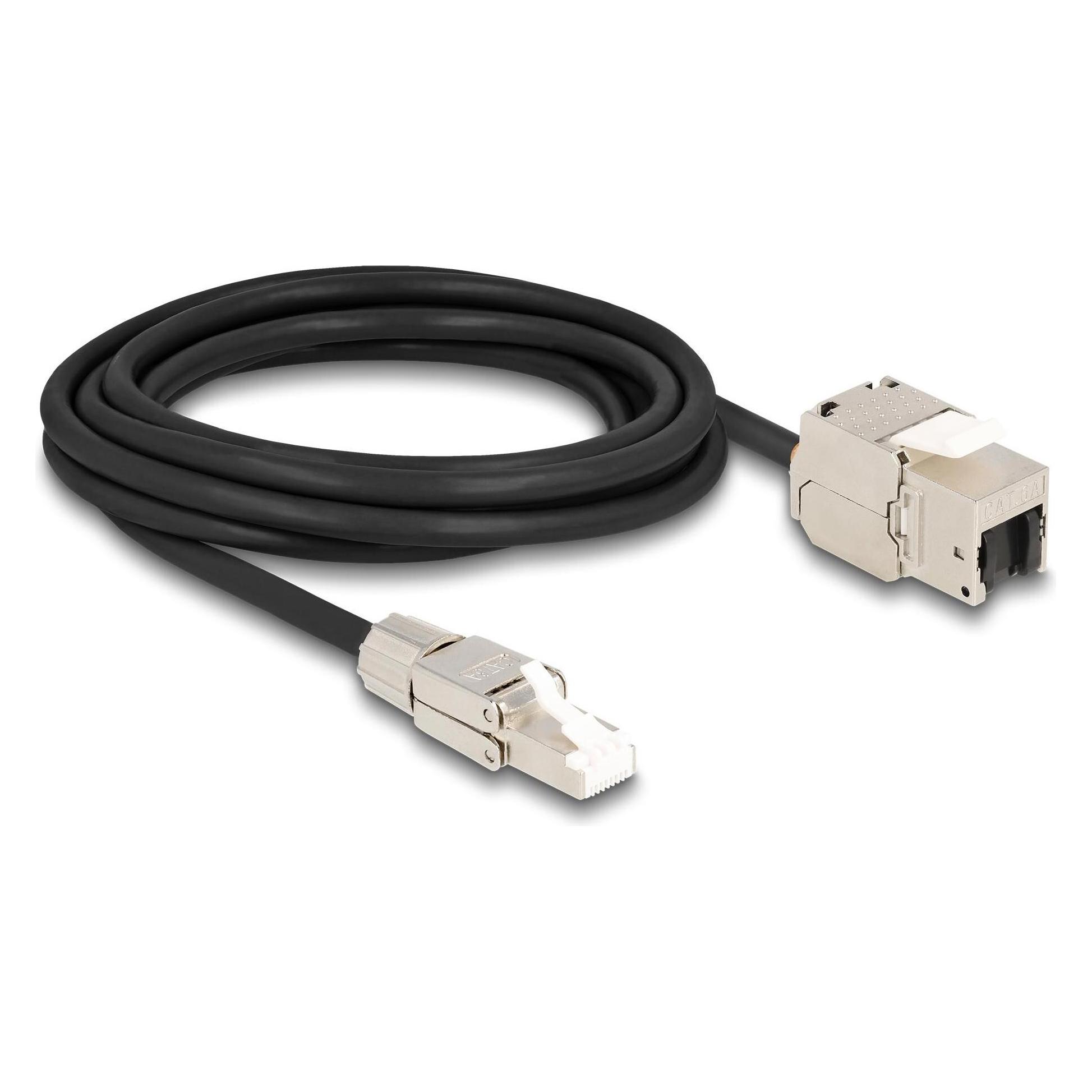 Delock Kabel RJ45 Stecker feldkonfektionierbar (S/FTP, CAT6a, 3 m) (87239)
