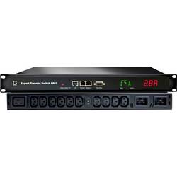 GUDE 8801-3 Expert Transfer Switch 16A 1x IEC C19, 6x IEC C13 (4xFuse), Netzwerk