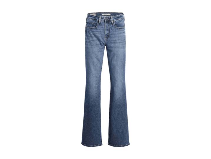 LEVI'S 726 Jeans Flared Taille Haute Bleu Vague Moyen - Lavage Moyen