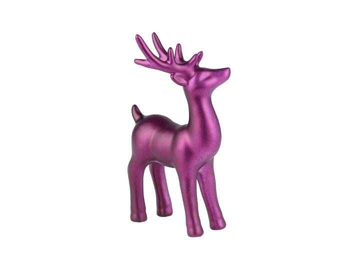 Weihnachtsfigur EGLO Hirsch Catacol , pink (dunkelrosa), H:10,3cm, Porzellan, Dekofiguren, Weihnachtsfigur