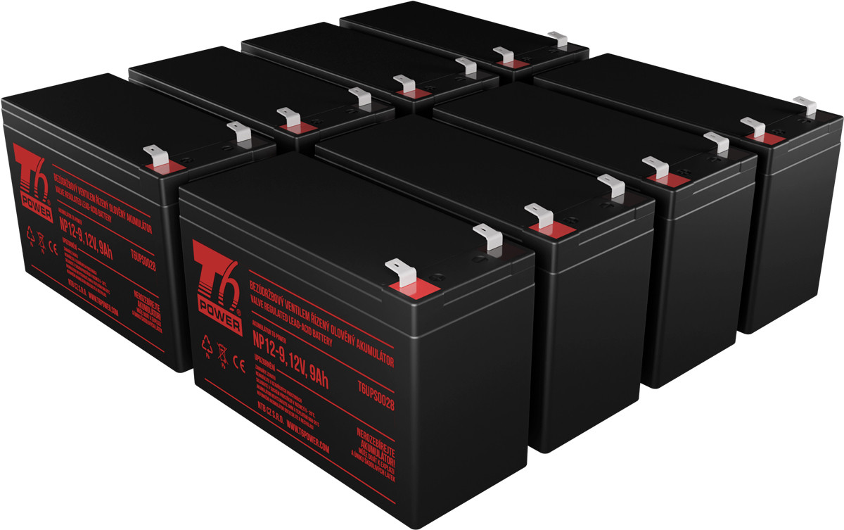 T6 Power Accubatterij voor Eaton 9SX3000IM, VRLA, 12V