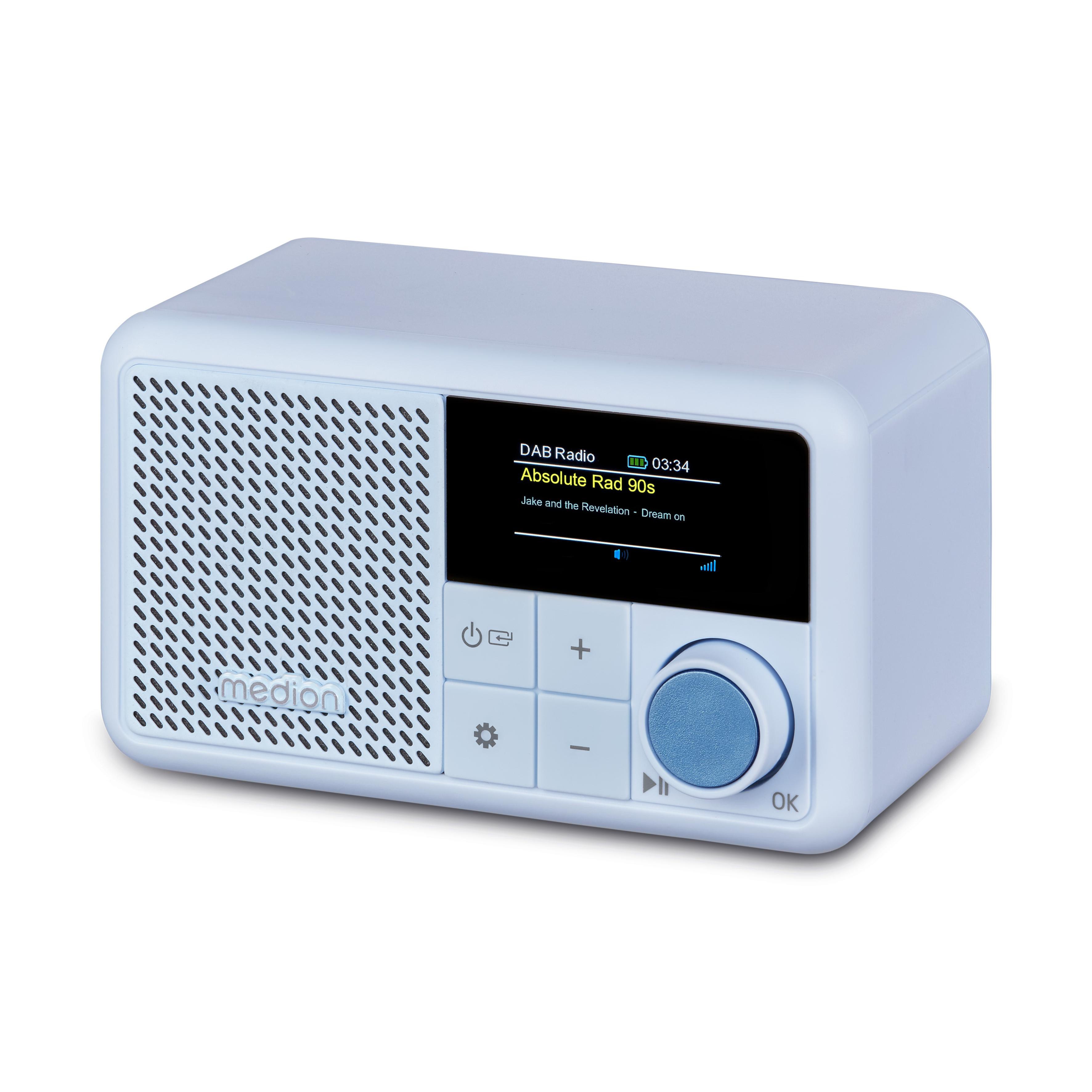 Medion LIFE® S66822 Tragbares DAB+ Radio blau 50077054