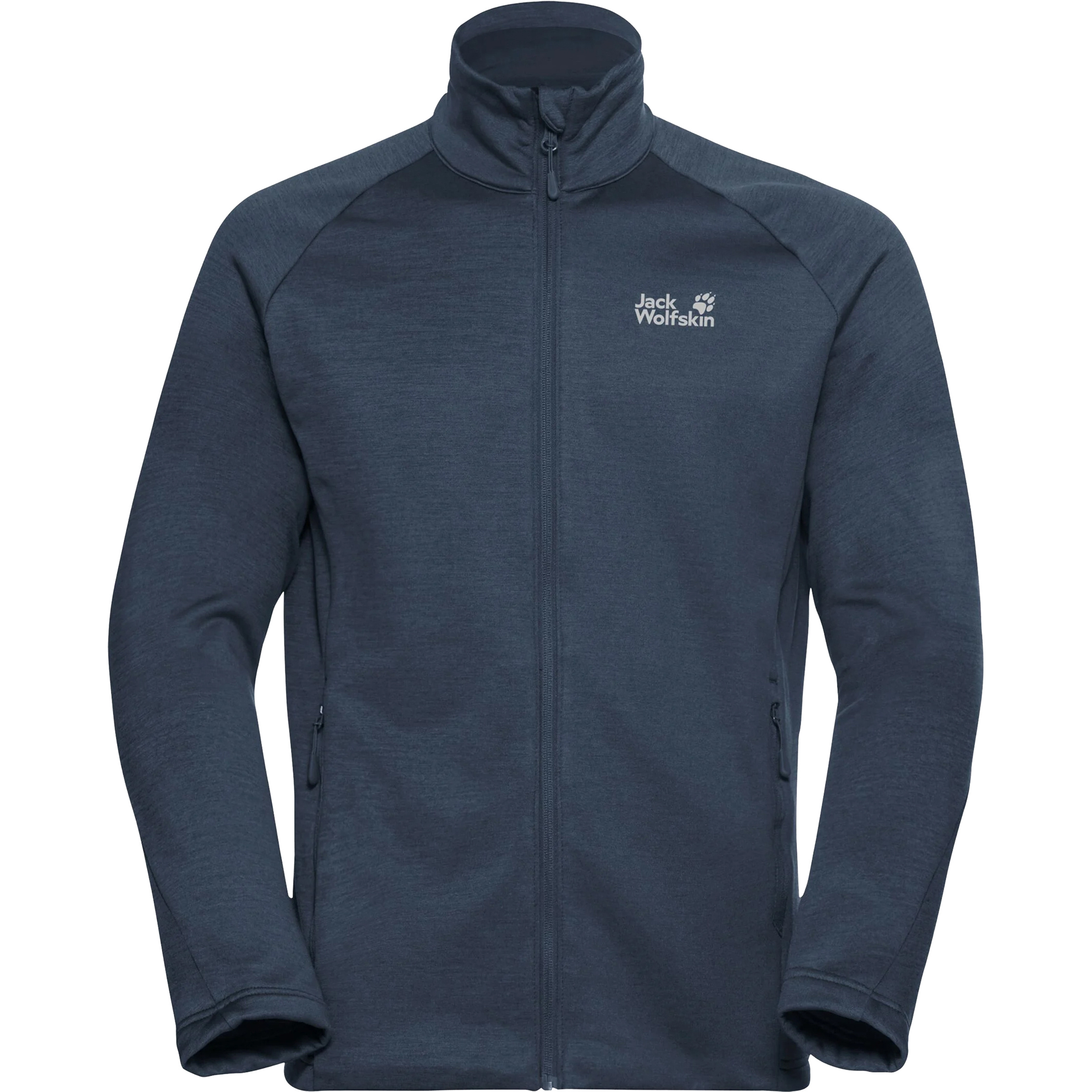 Jack Wolfskin Peak District Herren Fleecejacke blau Größe M Trekking Elastisch