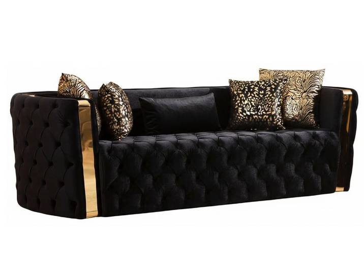 JVmoebel 3-Sitzer 3-Sitzer-Sofa Stil modern Farbe schwarz beige weich bequem Sofa neu, 1 Teile