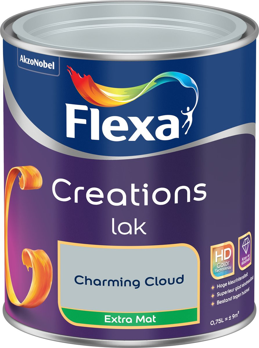 Flexa Creations Lak Extra Mat - Charming Cloud - 750 ml