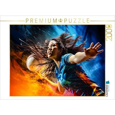 CALVENDO Puzzle Ein Motiv aus dem Kalender Volleyball und Motivation | 2000 Teile Lege-Größe 90x67cm Foto-Puzzle für glückliche Stunden