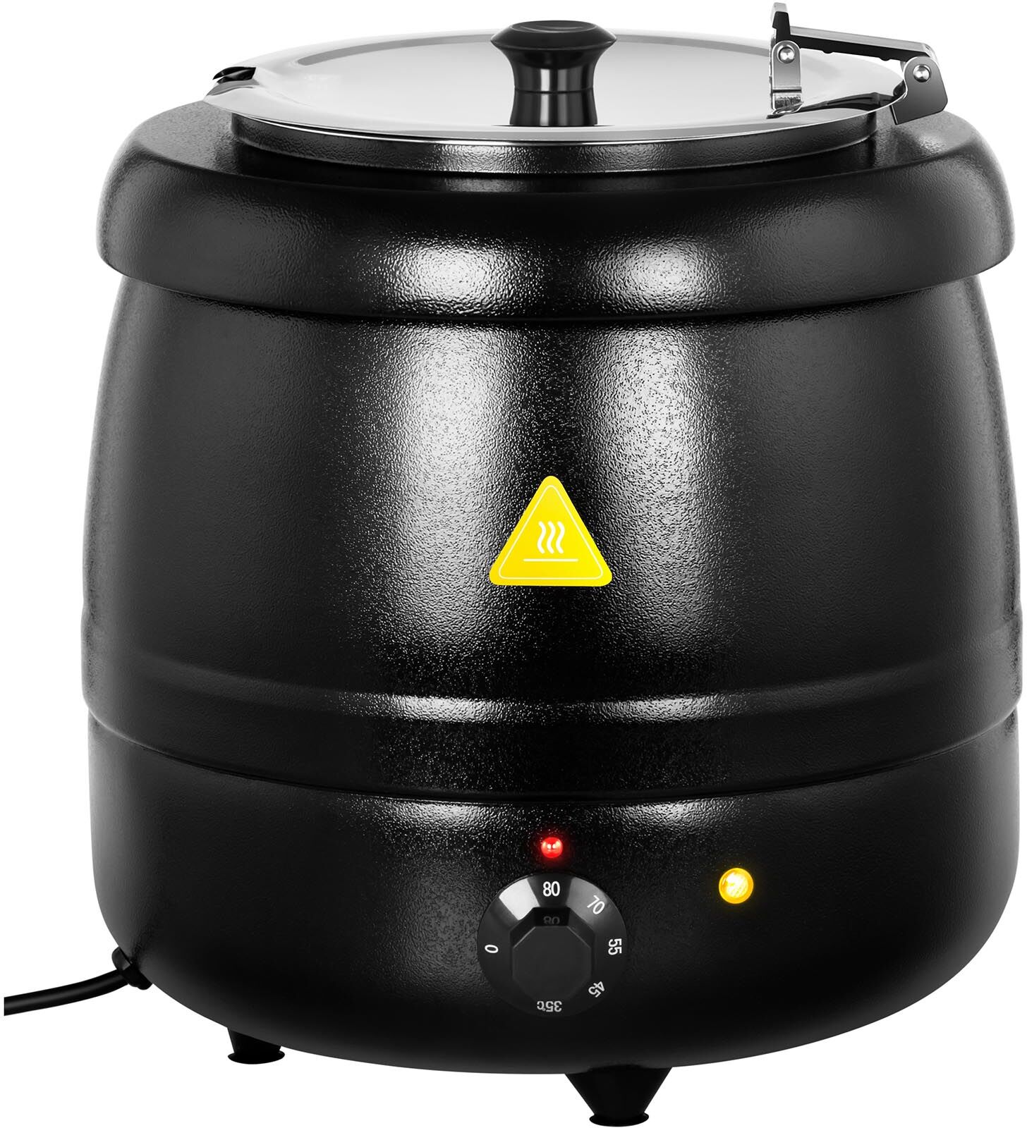 Royal Catering Suppentopf elektrisch - 10 L - 400 W - schwarz