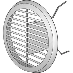Helios Ventilatoren Lüftungsgitter LGR 150 e