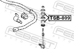 Febest Lagerung, Achsstrebe Tsb809 Für Toyota