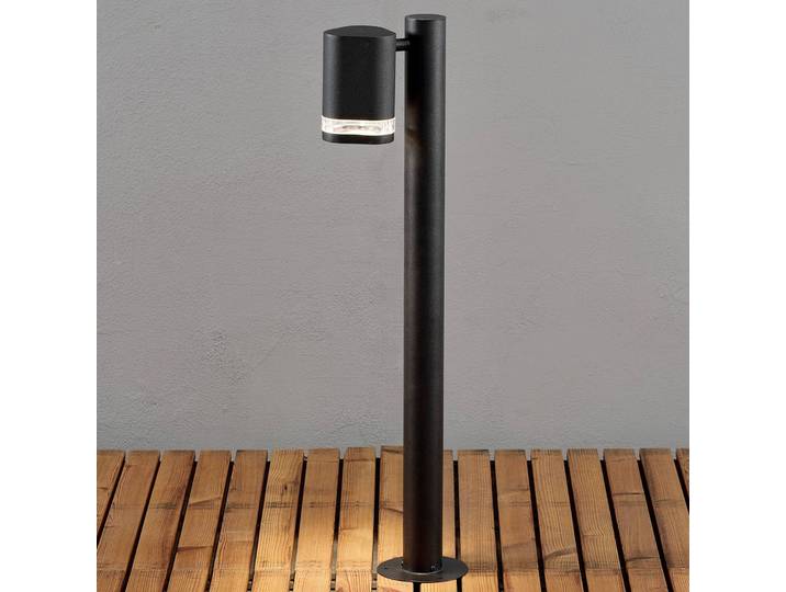 Konstsmide Wegeleuchte Modena, schwarz, Aluminium, Modern, Außenleuchte