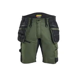 Stretch Shorts "STRIKER" - C56 - waldgrün/schwarz