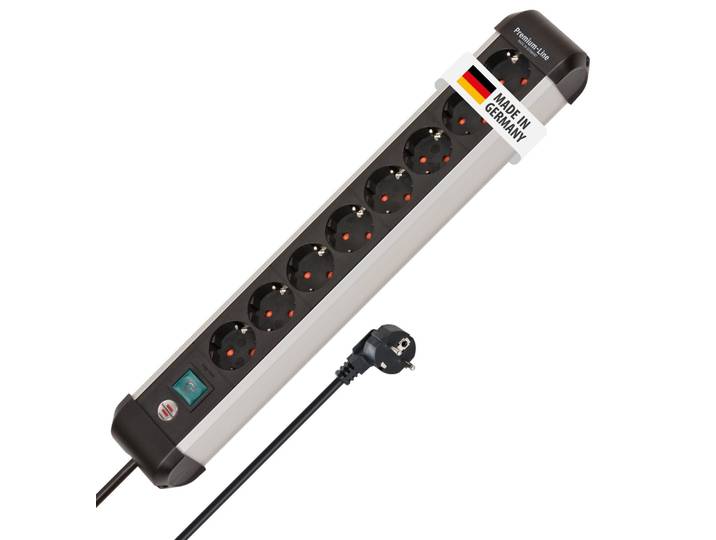 brennenstuhl 1391030800 brennenstuhl Prise multiple Premium-Alu-Line\, 8x