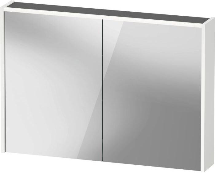 Duravit D-Code Spiegelschrank Verspiegelt DC7107018182000 1000x700x148, Weiß Matt, Steckdose J, LED Beleuchtung