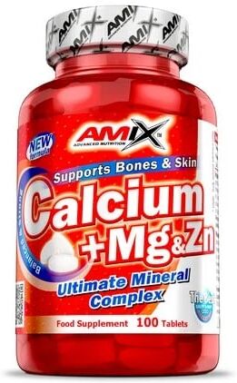 Amix Nutrition Calcio + Magnesio & Zinc 100 Comprimidos
